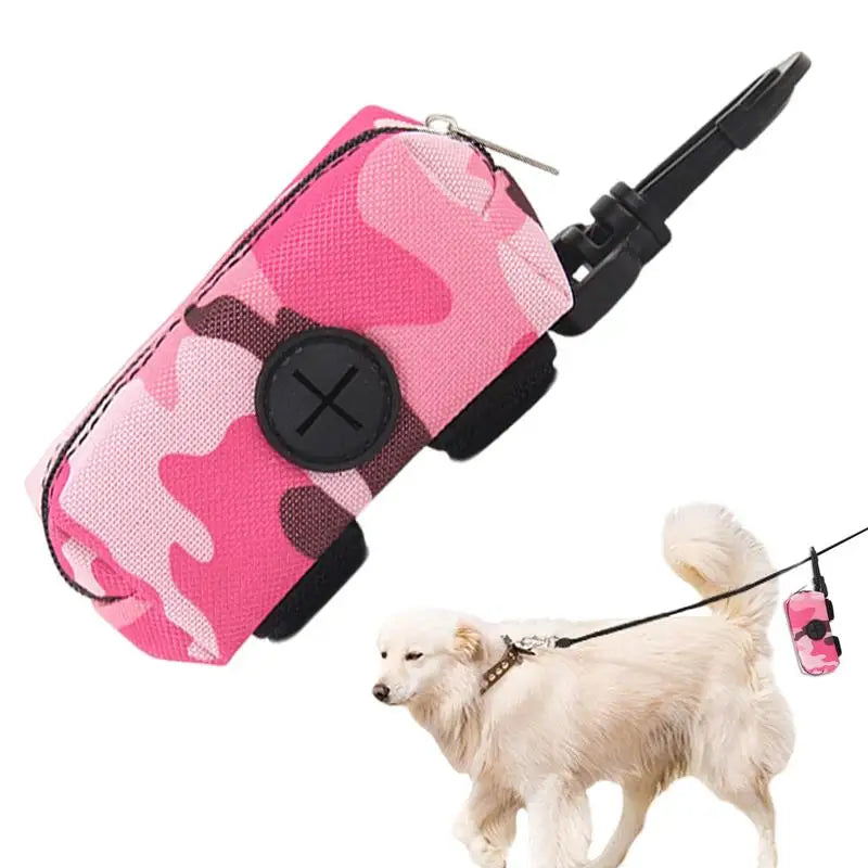 Dog Poop Bag Holder Pet Waste Bag Dispenser Portable Waste Bag Carrier Trash Bag Holder Reusable Dispenser for Park Walking