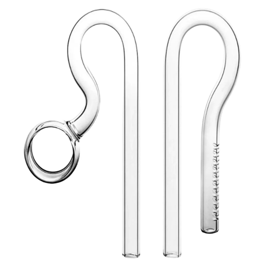 High Borosilicate Glass Inflow/Outflow Pipes for Planted Aquariums & Fish Tanks - Durable Filter Canister System Accessories