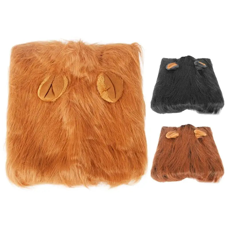 Dog Lion Mane Realistic Pet Costume for Halloween Soft Dog Costume for German Shepherds Lightweight Lion Mane Costume for Medium