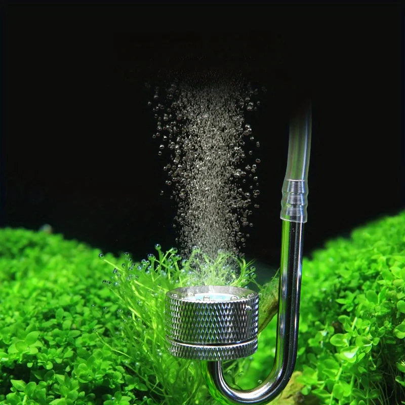 CO2 Aquarium Diffuser System - High-Efficiency Carbon Dioxide Atomizer for Planted Fish Tanks, for Aquatic Plants Growth
