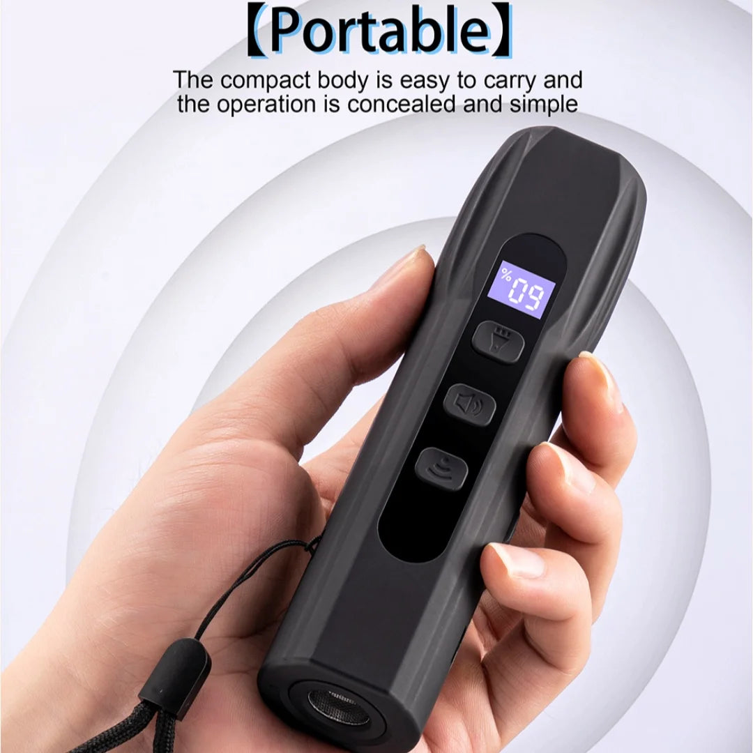 Portable Handheld Strong Ultrasonic Dog Repeller with Strong LED Flashlight Anti-dog Barking Ultrasonic Dog Repeller